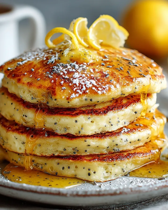 Lemon Poppyseed Pancakes